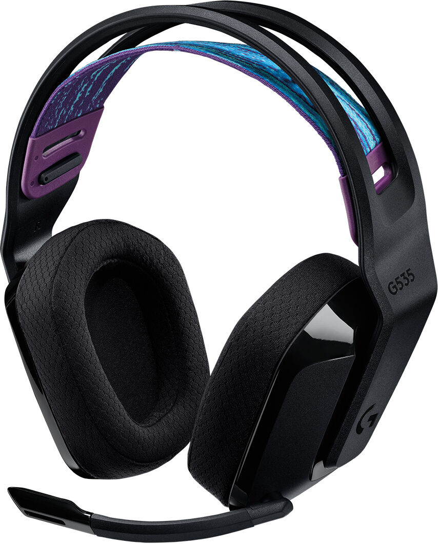 Logitech G535 Lightspeed Trådlöst Gaming Headset - Svart