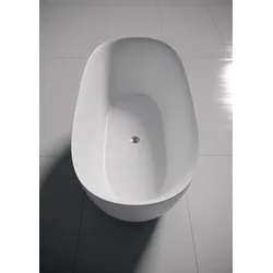 RIHO Alpha freistehende Badewanne, 170x80x58cm, weiß glänzend, B092001005