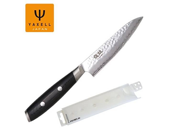 Yaxell Tsuchimon Universalmesser 12 cm geschmiedet inkl. PRYMO.de® Klingenschutz