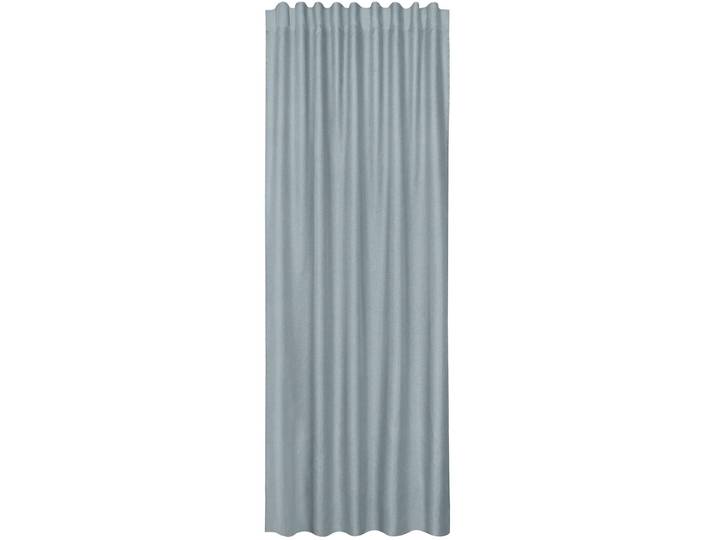 Gardine Fatima , grau (blau), B:140cm H:245cm, Polyester, HOME LIVING BY GERSTER, Gardinen, Gardine, SB-Schal Fatima mit Kombiband