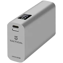 Tactical 9600mAh Powerbank Brick Grau + USB-C Kabel (9600 mAh, 35.52 Wh), Powerbank, Grau