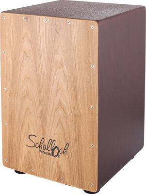 Schalloch Cajon Model Brown brauner Korpus mit Eichenholz