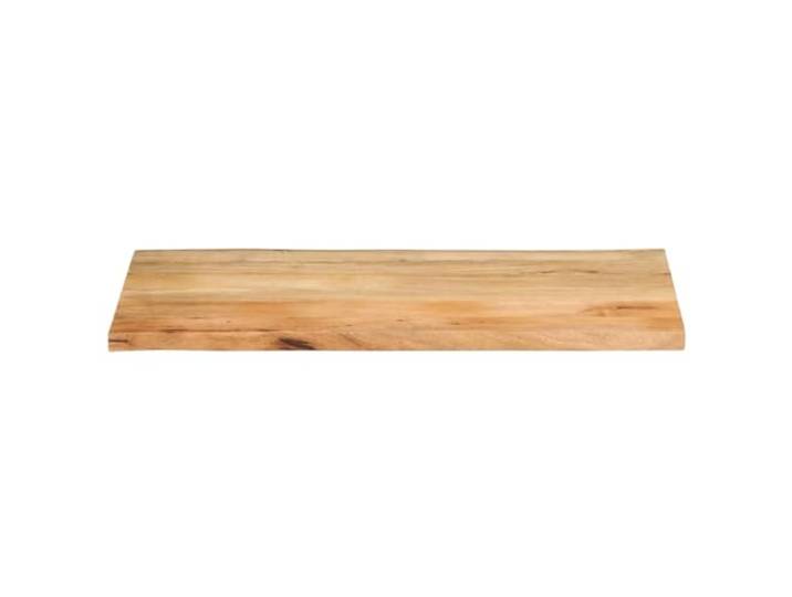 KTHLBRH Tischplatte 110 x 60 x 2,5 cm lebende Kanten Massivholz Mangoholz Strapazierfähiges tropisches Holz, natürliche Oberfläche, pflegeleichte Oberfläche, Ersatztisch