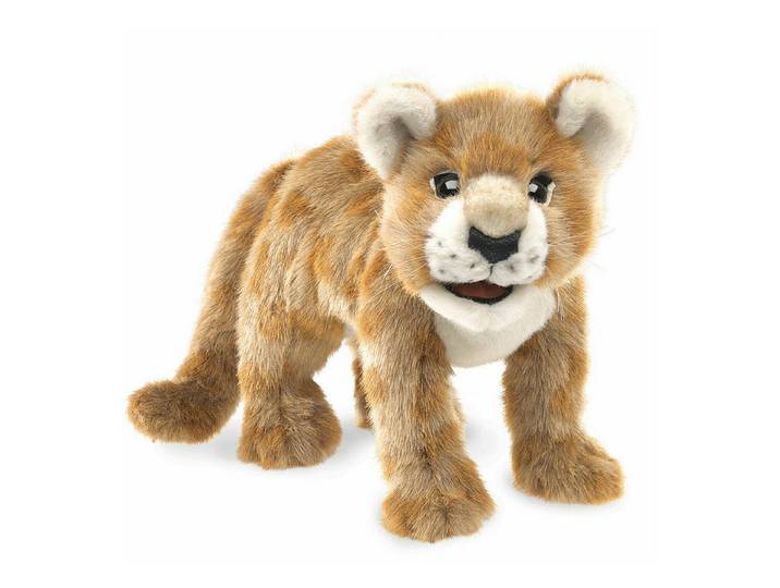 Folkmanis Handpuppen Handpuppe Folkmanis Handpuppe Löwenbaby 3064 (Packung)