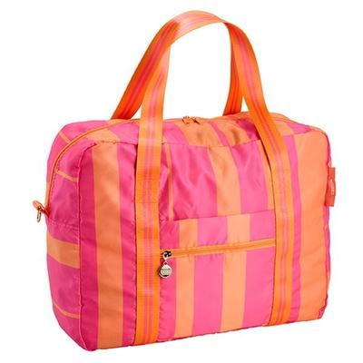 Easy Travelbag Stripes neon