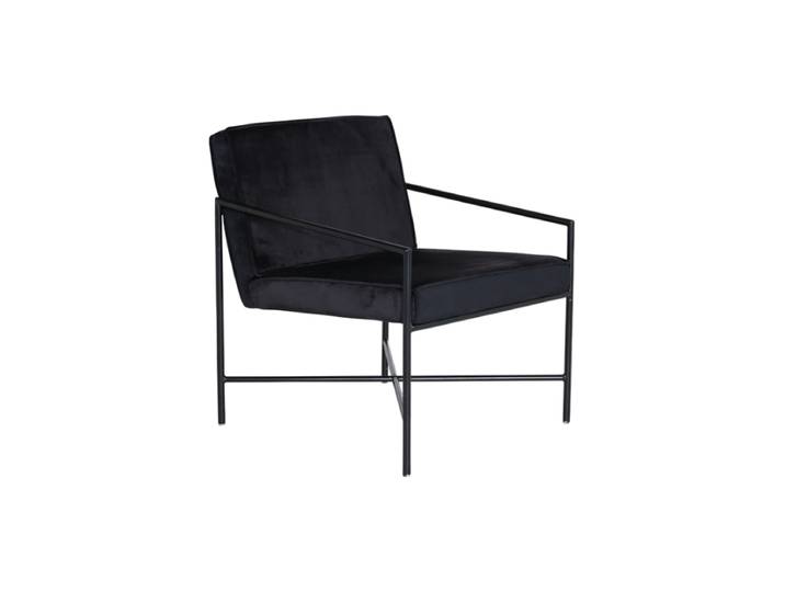 Design Sessel „Rakel“ Samt Schwarz VE DESIGN