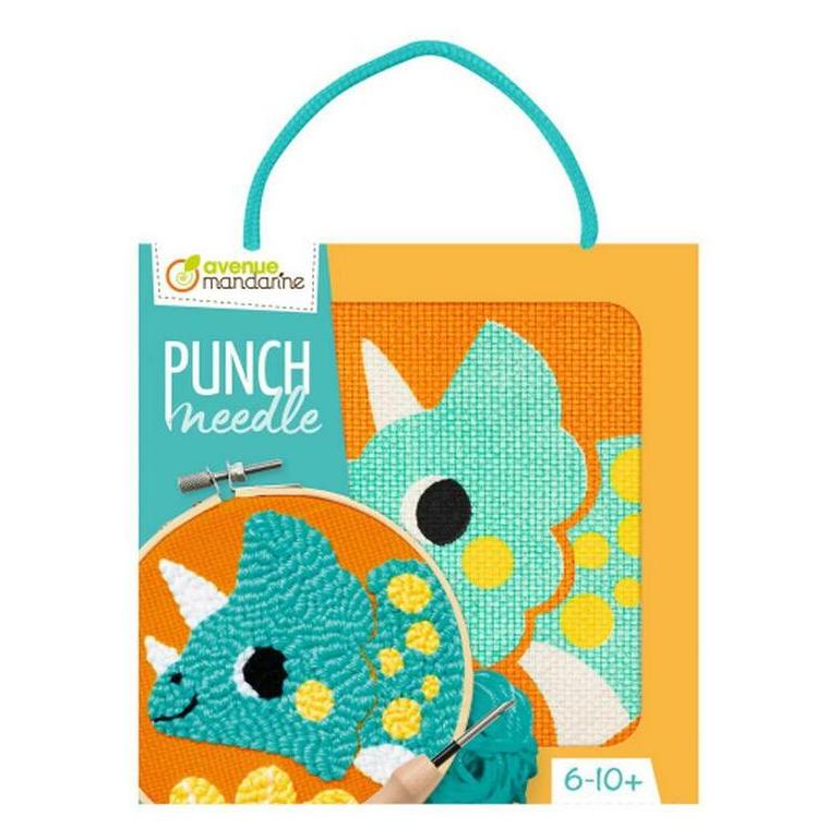 My Mandarine Punch Needle, Dino - Mehrfarbig (KC162C)