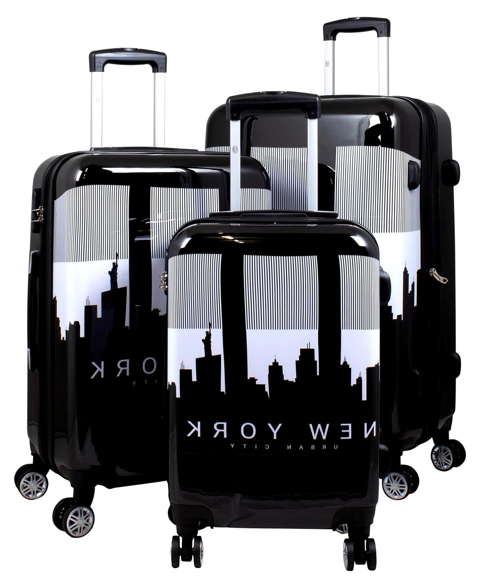 3-teiliges Kofferset Trolley Hartschale - Manhattan