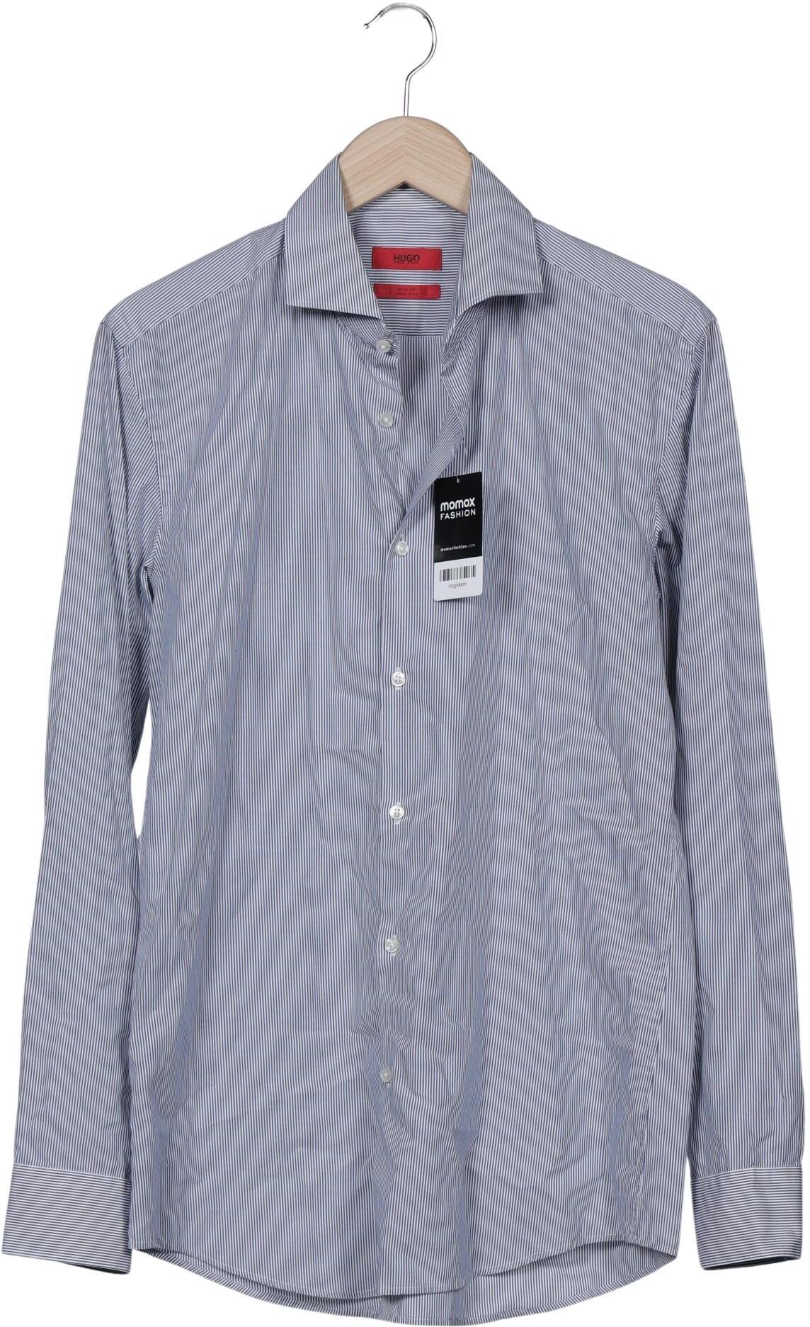Hugo by Hugo Boss Herren Hemd, Hellblau, Gr. 40, Baumwolle - Second Hand