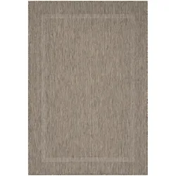 TEPPICH Outdoor ALSTER in Braun, einfarbig, 140 x 200 cm