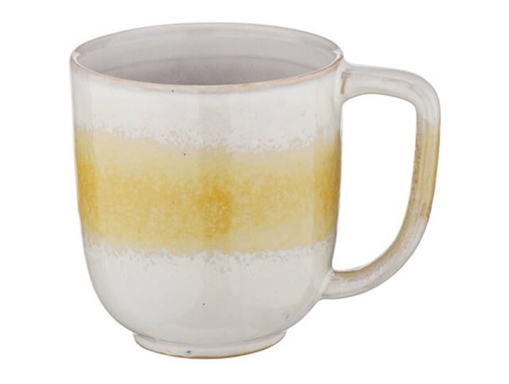 Tasse Mayla Gelb/Weiss Keramik H 10.3 cm