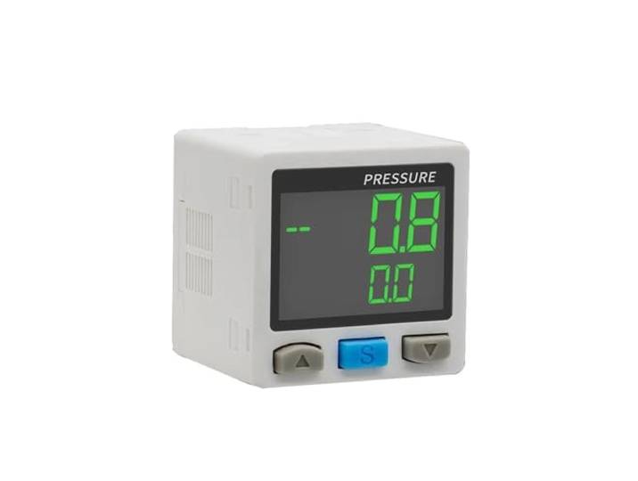 Digitales Manometer, Vakuumunterdruckschalter 12V Digitalanzeige Controller Smart LCD Druckschalter LFDS10(LFDS10-100-100kPa)
