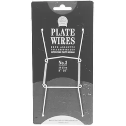12x Leeds display Tellerständer weiss 20-25cm, Abtropfgestell, Weiss