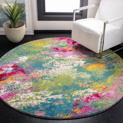 SAFAVIEH Watercolor Kyrto Modern Abstract Rug