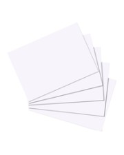 Herlitz Weiß A6 170 g/m² 100 Stücke index card blank white pieces (10621423)