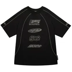 Skinarma T-shirt Delta M black (Kopfhörer Tasche), Kopfhörertasche + Schutzhülle, Schwarz