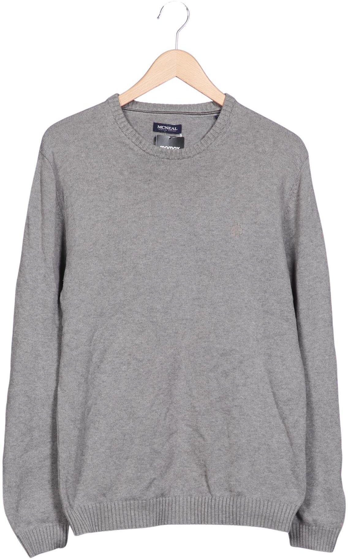 McNeal Herren Pullover, Grau, Gr. L, Baumwolle - Second Hand