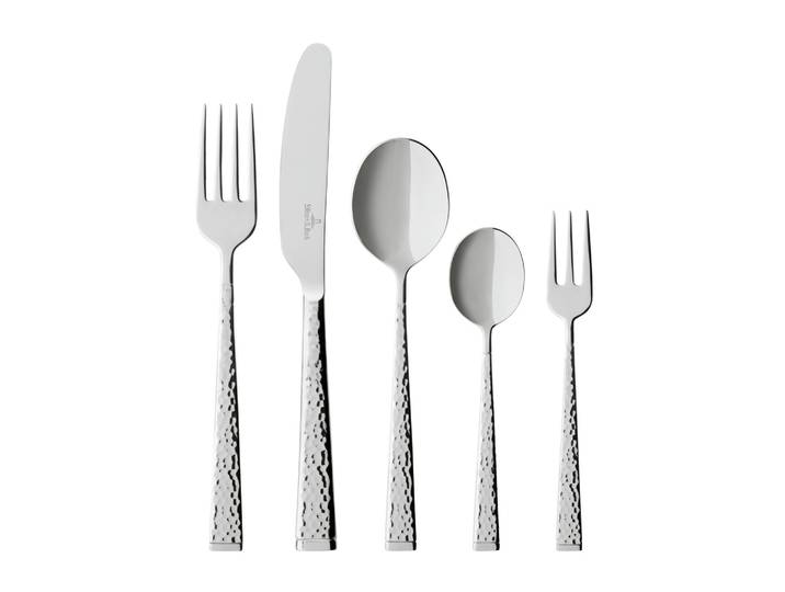 Besteck-Set VILLEROY & BOCH Tafelbesteck Blacksmith 30er Set silber , silber, Essbesteck-Sets, Besteck-Set