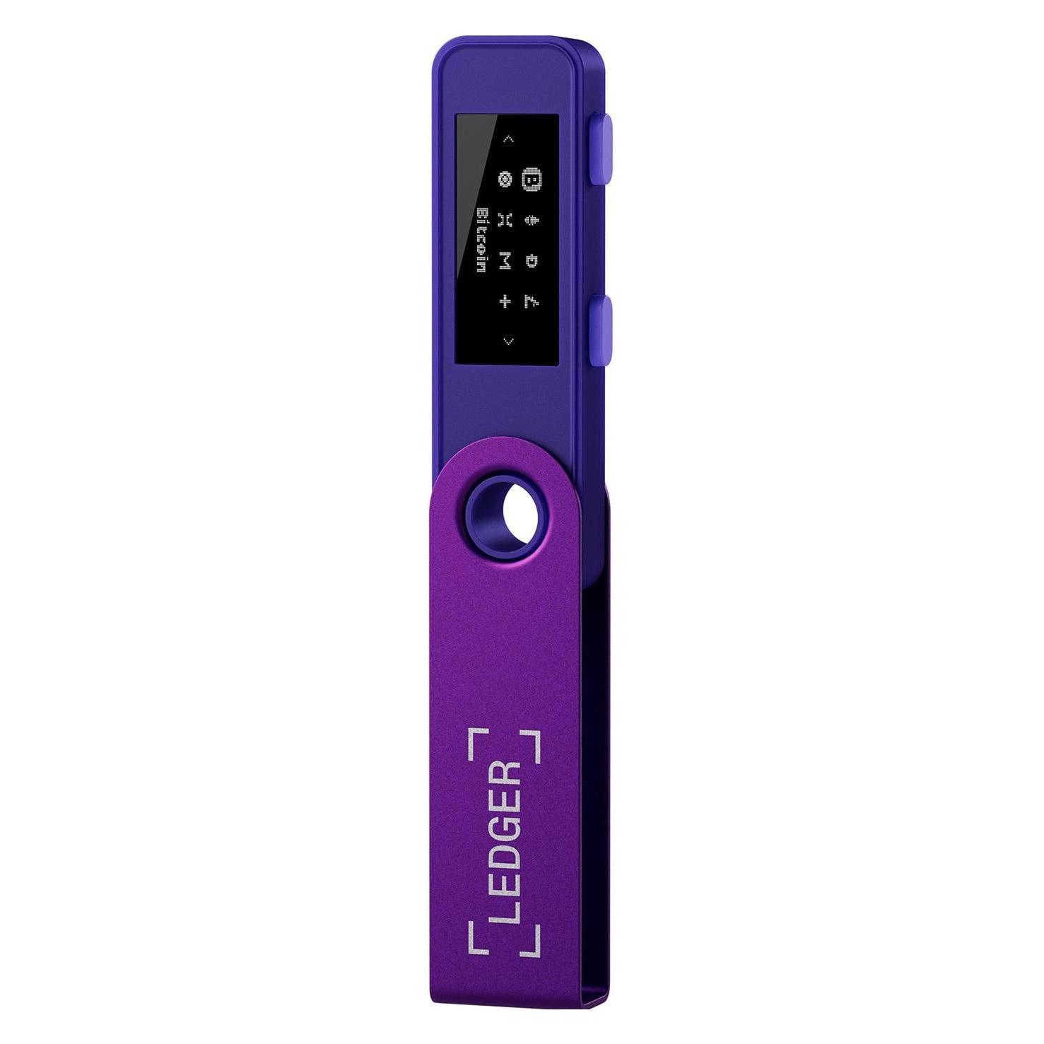 Ledger Nano S Plus - Amethyst Purple (Bitcoin, Bitcoin Cash, Cardano, Dogecoin, Ether, Ethereum Classic, Litecoin, Monero, Ripple, Stellar, TRON) (3760027783665)