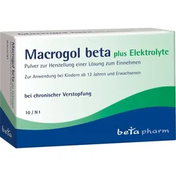 Macrogol Beta Plus Elektrolyte Pulver 10 ST