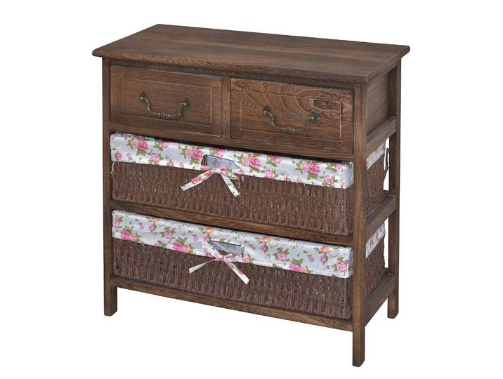 home24 Ladekast Erskine 60cm bruin/bruin
