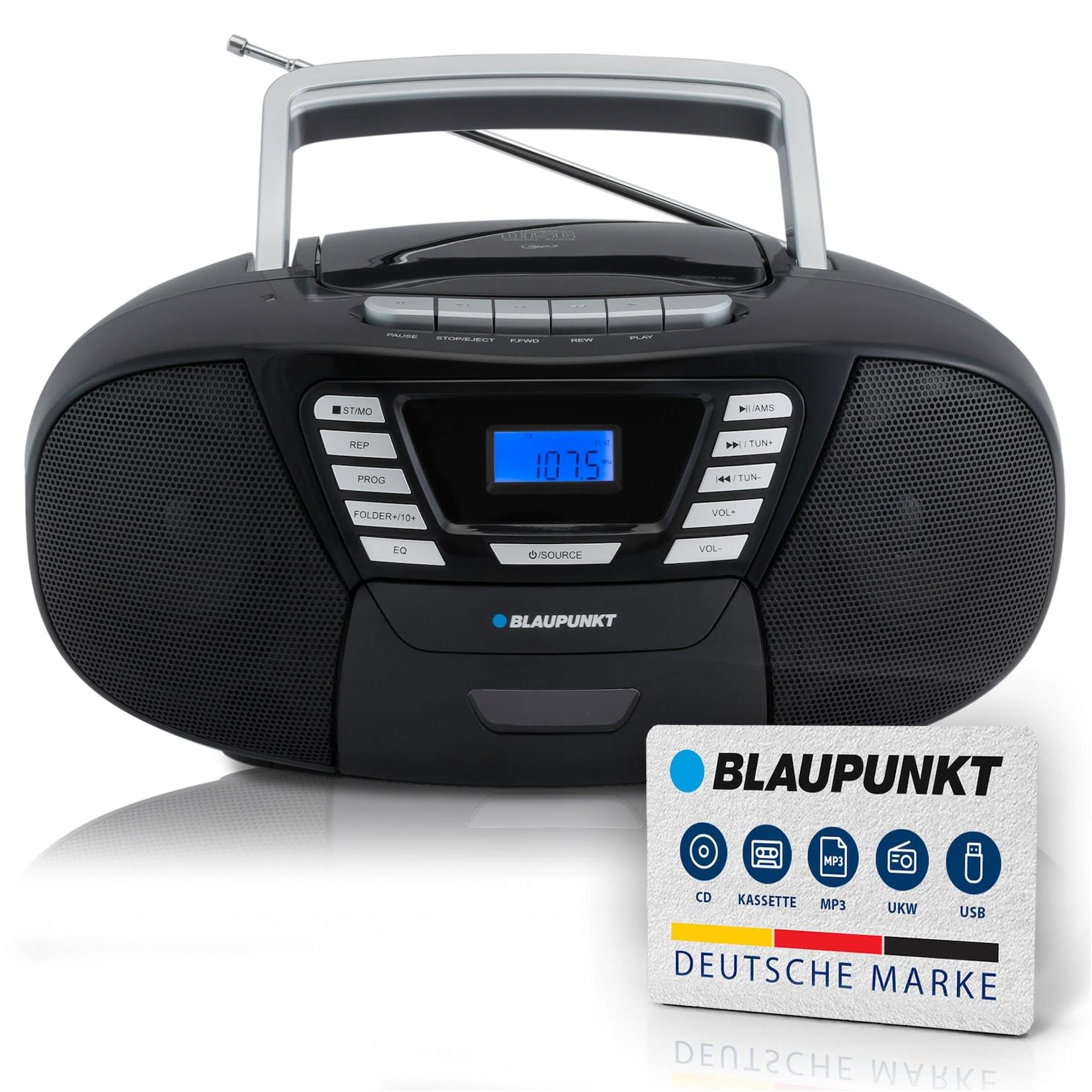 B 120 Boombox mit CD Player und Bluetooth Schwarz