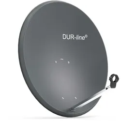 DUR-line MDA 80 Anthrazit  - Alu Sat-Reflektor