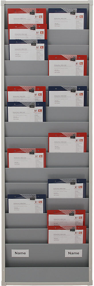 Planungstafel, Standard-Ausführung, 15 Schienen EICHNER