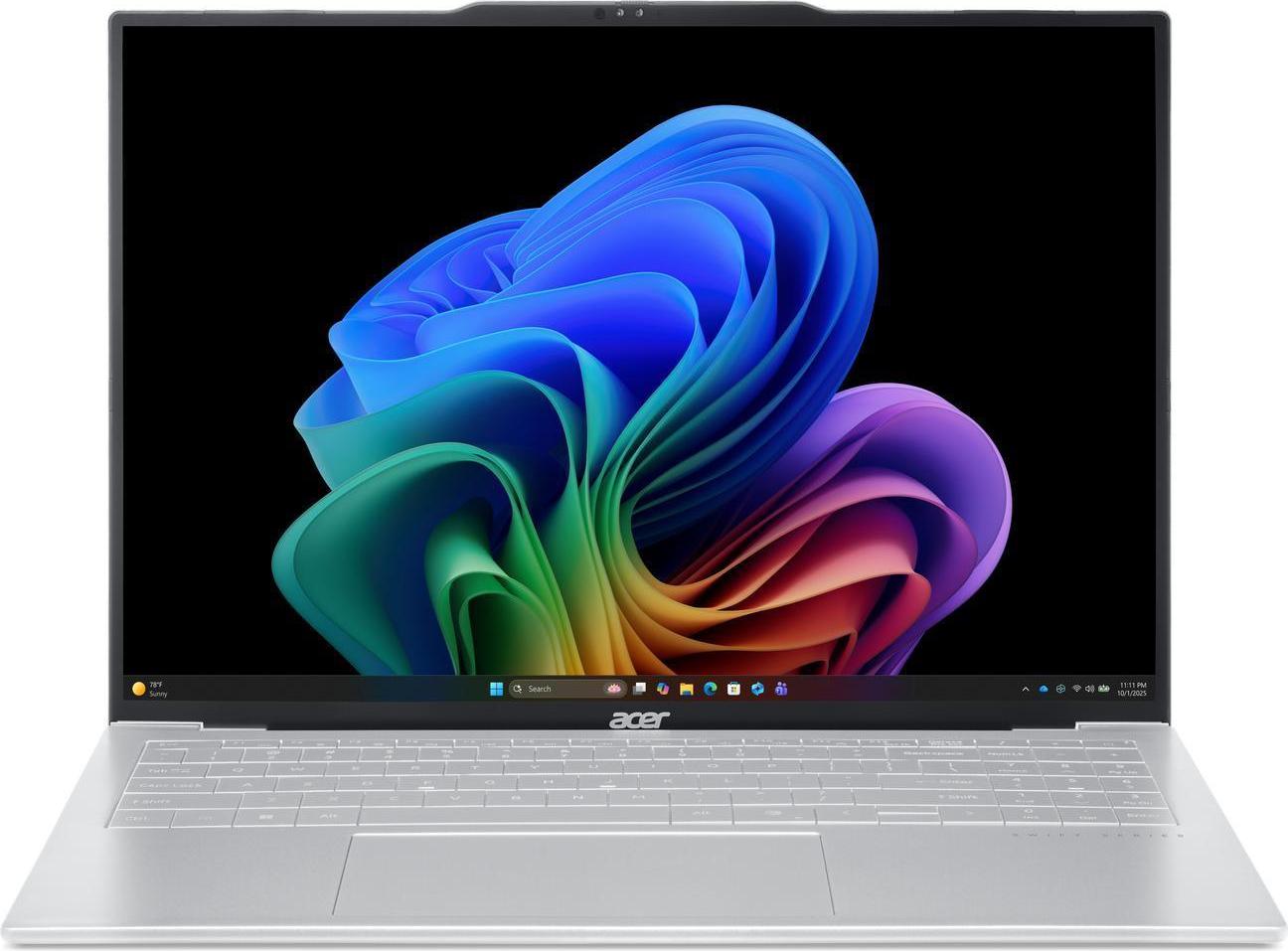 Acer Swift Notebook Air SFA16-61M SFA16-61M-R1FY, AMD Ryzen AI 5, 2 GHz, 40,6 cm (16"), 1920 x 1200 Pixel, 32 GB, 1 TB