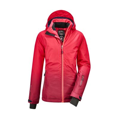 Outdoorjacke KILLTEC "Lynge GRLS JCKT E", Kinder, Gr. 164, pink, Obermaterial: 100% Polyester.Futter: 100% Polyester.Füllung: 100% Polyester, Jacken Outdoorjacke, Mädchenjacke, wasserdicht/winddicht, 10.000 mm Wassersäule