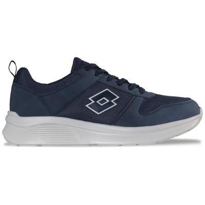Sneaker LOTTO, Herren, Gr. 39, blau (navy, l'grau), Kunstfaser, Synthetik, unifarben, Schuhe Sneaker, - besonders leicht & bequem