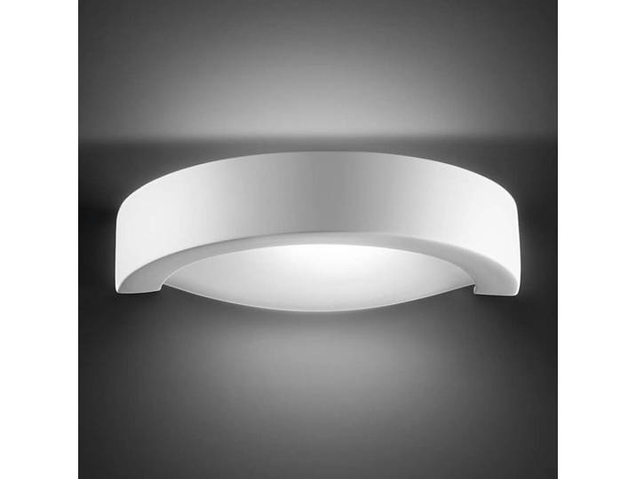 austrolux Wandlampe CASABLANCA, dimmbar, weiß / opal, für Flurbereich, Keramik, Modern, Wandleuchte, Wandlampe Innen