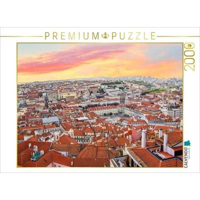CALVENDO Puzzle Die Stadt Lissabon | 2000 Teile Lege-Größe 90x67cm Foto-Puzzle für glückliche Stunden, von , Calvendo Puzzle