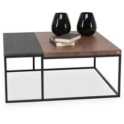 Couchtisch ROLF BENZ 985 (LBH 80x80x35 cm) - LBH 80x80x35 cm