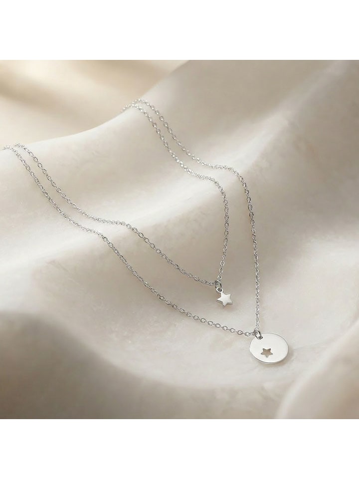 Eclat d'Argent Silber-Halskette mit Anhänger - onesize