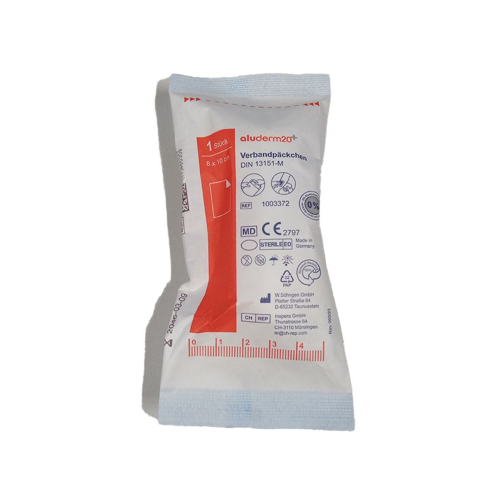 Aluderm Verbandpäckchen mittel 1 St Bandage(s)