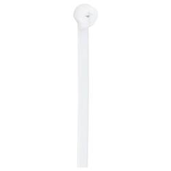 TRU COMPONENTS TC-12814160 Kabelbinder 370 mm 4.8 mm Natur mit Metallzunge, chemische Beständigkeit 100 St.