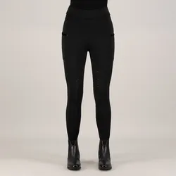 Imperial Riding Damen Winter Reitleggings IRHTeddy Full Grip black, Größe: 44