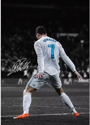 Inspired Finds Modern Soccer Player Canvas Wall Art Soccer Wall Art Portrait Poster For Bedroom & Living Room Decor de Bruyne Electric Pass Portra 7.87x11.81in Unframed