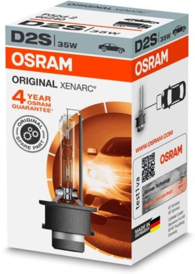 Ams-Osram Lampada allo xeno OSRAM D2S Xenarc 85V/ 35W, 1 pezzo