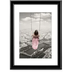 Hama-193196 K.R.Swing Schwarz 20x30 Kunststoff-Bilderrahmen