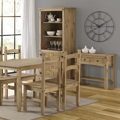 Furniture Dash   Wood Bookcase Library With Doors Corona Collection