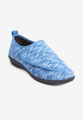Women's The Coen Orthotic Flat by Comfortview in Navy Marled (Size 8 M)
