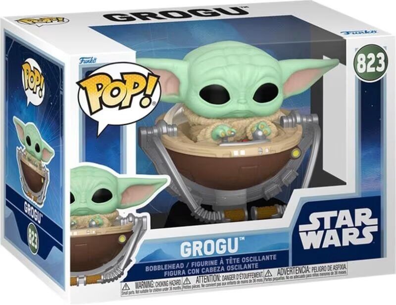 Funko Pop Star Wars Grogu En Carrito Talla Única Unisex