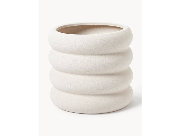 Cache-pot en grès Rudi, haut. 30 cm