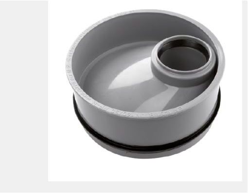 Airfit Abwasser-Innen-Reduzierstück 16050IR DN 160 x 50, für HT und KG-Rohre, aus Polypropylen