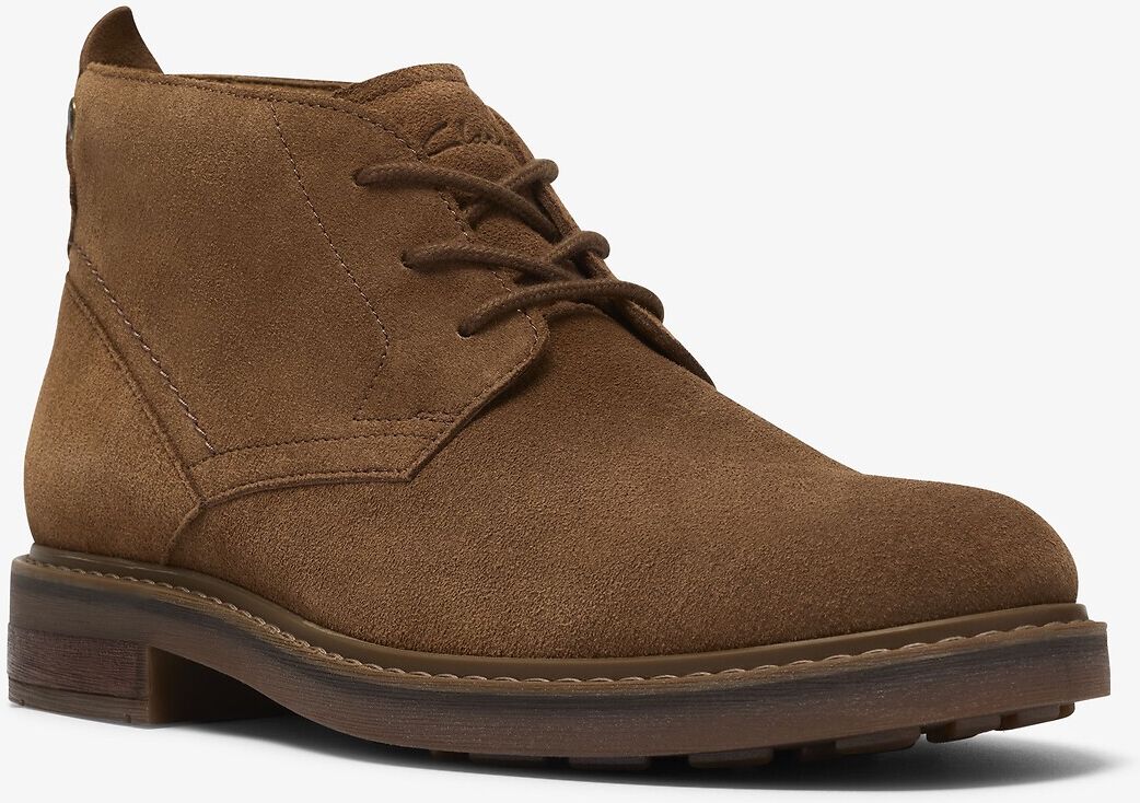 CLARKS Boots en cuir suède, NEWFORD MID