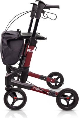 Rollator Troja 5G Black Series M>>>>Farbe: bordeauxrot