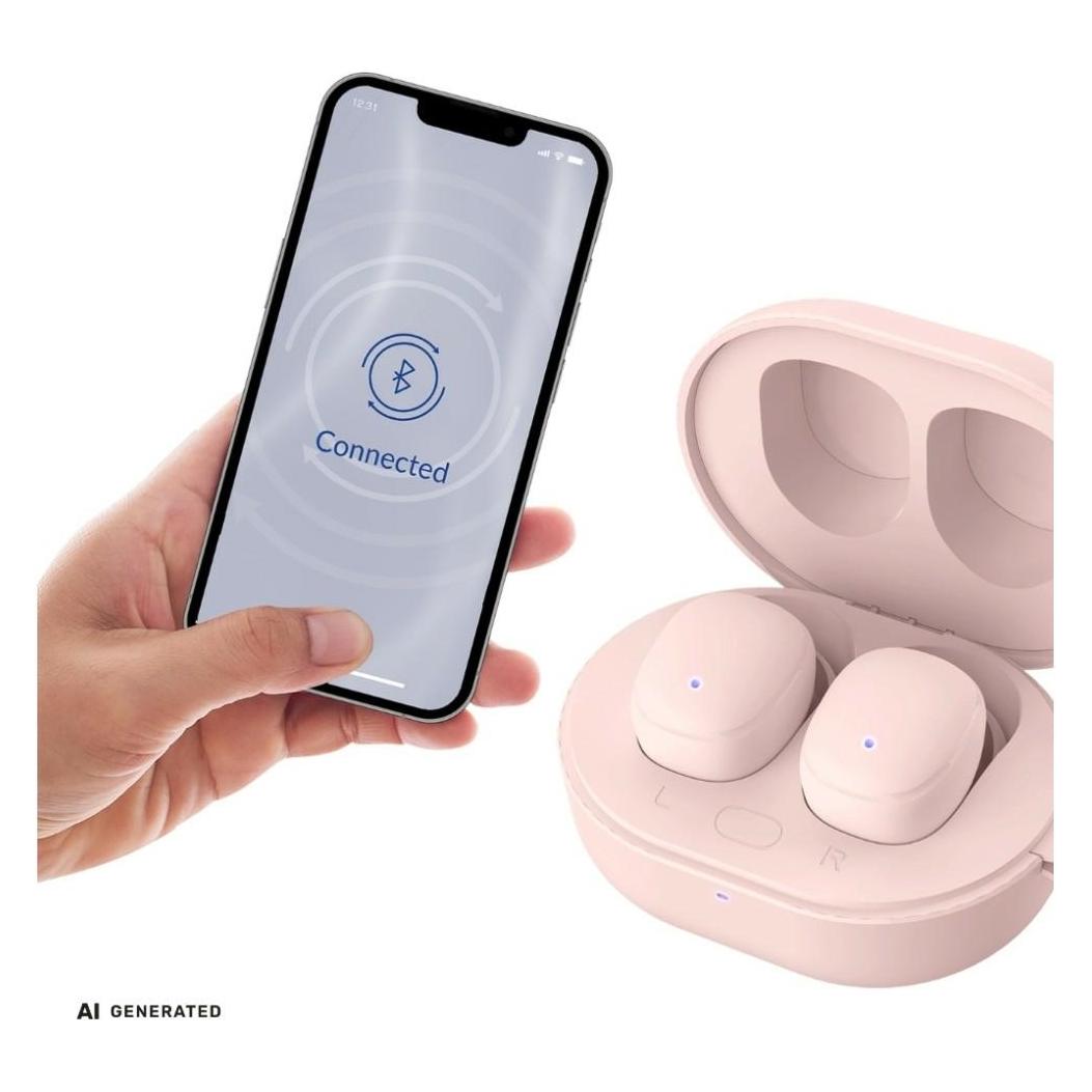 3MK FlowBuds 6.0 Baby Pink (NC, 3.50 h, Kabellos) (5903108772518)