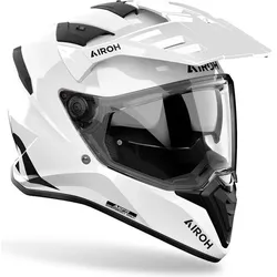 Airoh, Motorradhelm, Bandit Color Weiss glänzender Motorradhelm (S)